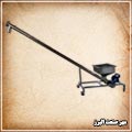 دستگاه بالابر مارپیچ استیل مخصوص انتقال مواد گرانولی و پودری می باشد